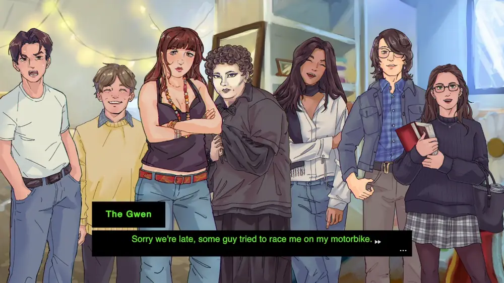 The group, assembled